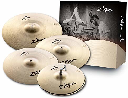 Zildjian Zildjian seria Zildjian zestaw pudełek na talerze - 35,5 cm nowe czapki Hi-Hats, 40 cm / 45 cm średni cienki zderzeń, 53 cm słodka jazda A391
