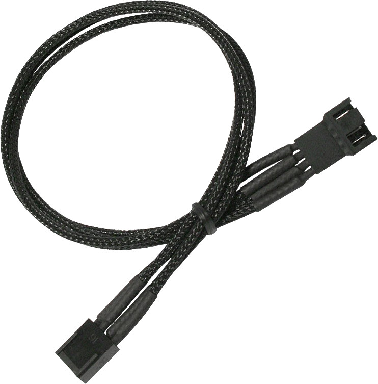 Nanoxia Kabel zasilający 4Pin PWM przedłużacz 30cm black - 900100018