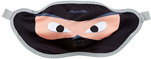 Alpina Kask chłopięcy Helmett Visor Cover, ochrona wizjera, kask narciarski i snowboardowy z wizjerem, Ninja, jeden rozmiar 995