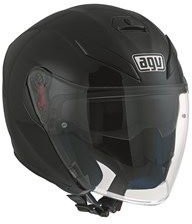 AGV Jet kaski  Top, XS, mat czarny 211131A4G0_003_XS