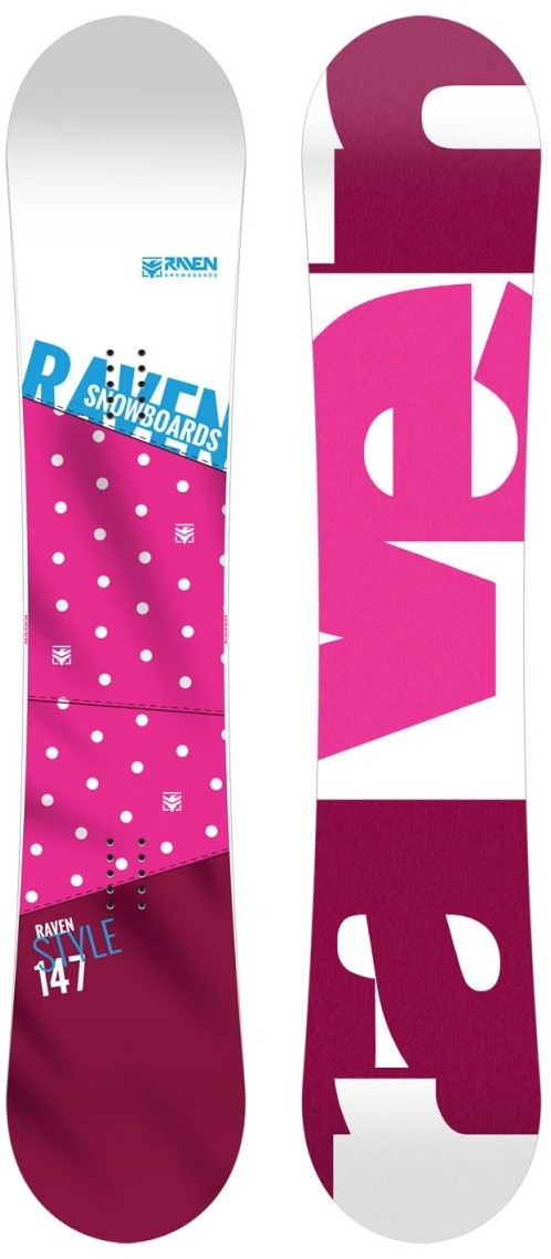 Raven Deska snowboardowa Style Pink 2020 damskie
