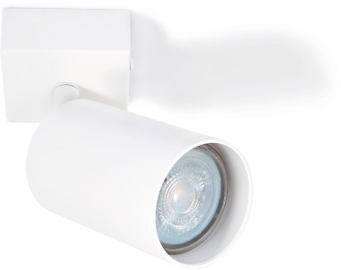 SUPERLED Oprawa halogenowa natynkowa ścienno - sufitowa LED Spoti x1 - Biała OH-8115