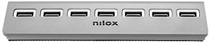 Nilox Hub 7 Port, 2.0 aluminium NXHU7ALU2