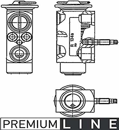 MAHLE AVE 60 000P zawór rozszerzający i Orifice Tube BEHR PREMIUM LINE AVE 60 000P