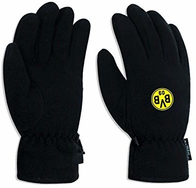 Borussia Dortmund Borussia Dortmund Rękawiczki polarowe unisex Czarno-żółty M-L 11270000