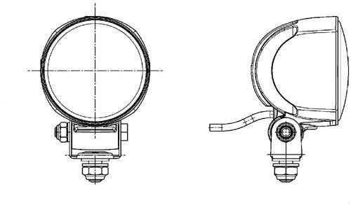 Hella reflektor roboczy moduł 70 LED 1G0 996 276-481