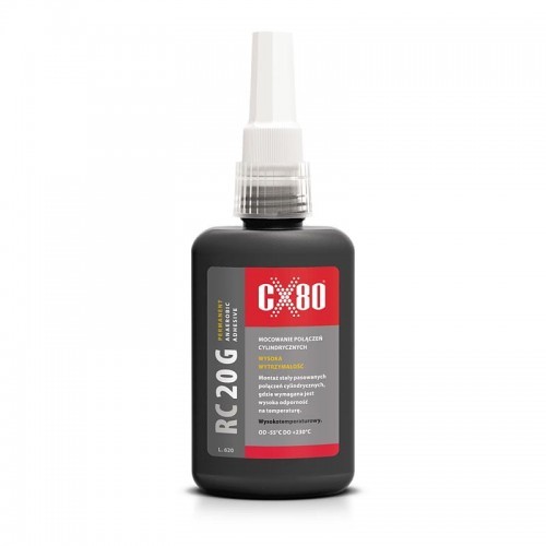 Tytan CX80 anareobowy RC20G 50ml wysokotemperaturowy do montażu łożysk, pierścieni CX80 113