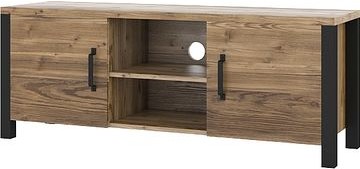 Helvetia Komoda RTV OLIN 41 Appenzeller Fichte-czarny mat 24ABJC41