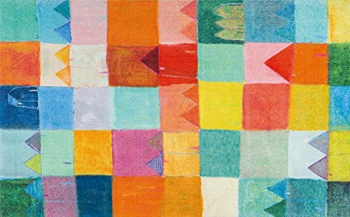 wash+dry Wash&Dry mata podłogowa mata przeciwsłoneczna nadająca się do prania dywan mata brudna, wielokolorowa, 110  x 175 cm (020335)