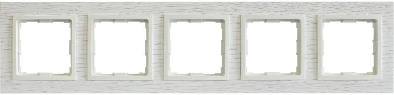 KOS Elektro System Vena 2 dąb bielony ramka 5 drewno kos_5221385