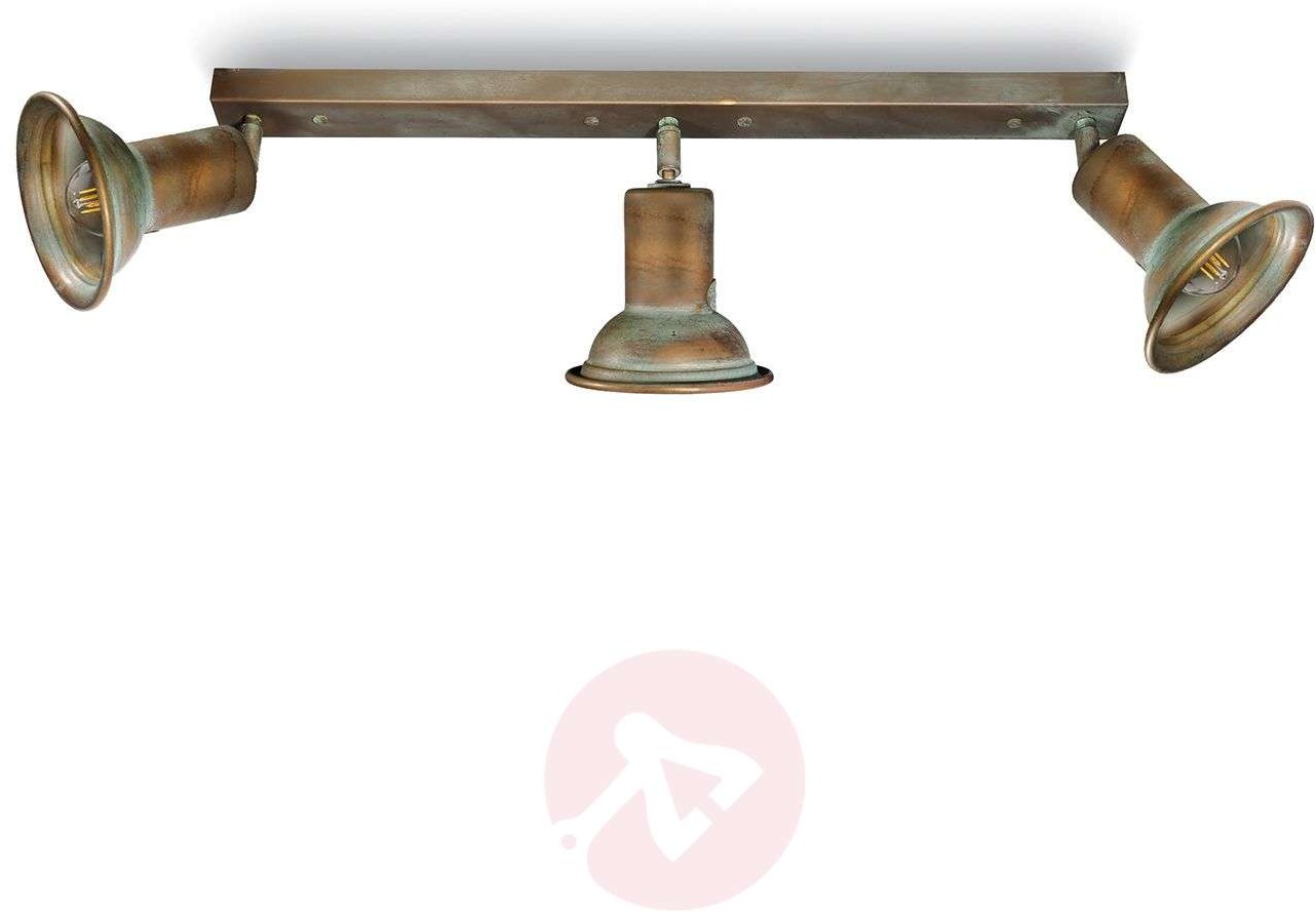 Moretti Lampa sufitowa Genziana 1421.E27 3-pkt. mosiądz