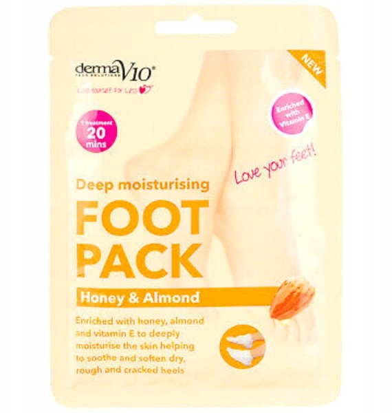 Maska do stóp miód migdały Nawilżająca