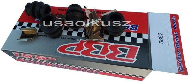 BetterBrakeParts Zestaw montażowy tylnych klocków hamulcowych Fiat Freemont 2013