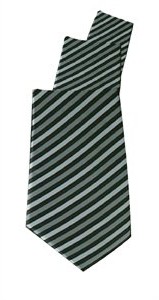 Uniform Works Krawat w paski | szary A885