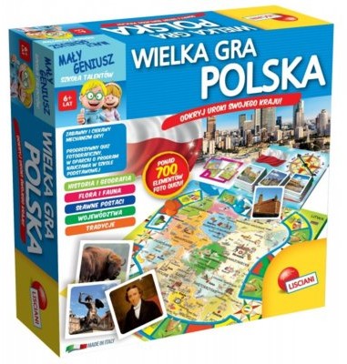 Lisciani Giochi Maly Geniusz Wielka gra Polska 304-P54398