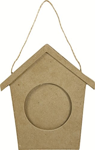 Decopatch cd007o rama domek dla ptaków z kartonu do ozdabiania, 10 X 130 X 150 MM, brązowy CD007O