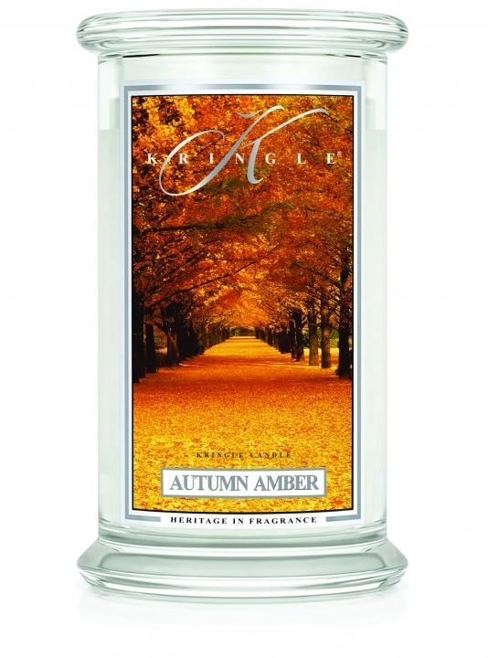 Kringle Candle ŚWIECA 623G AUTUMN AMBER