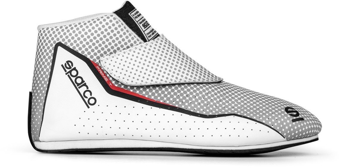 Sparco Buty wyścigowe PRIME T białe (homologacja FIA) 00128137BI