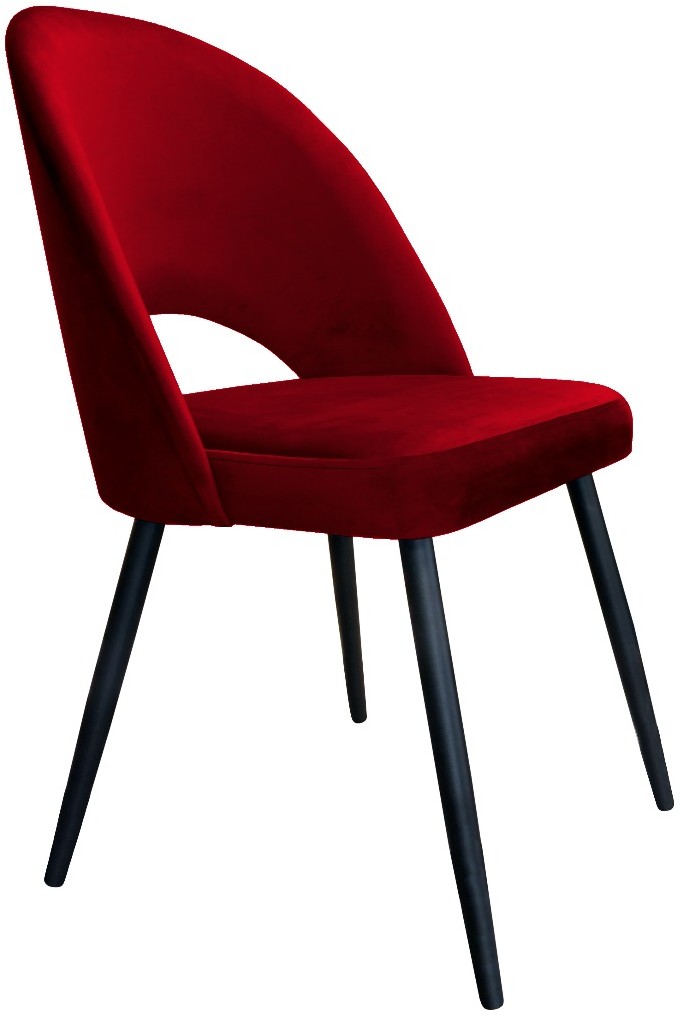 Atos Krzesło ISKAR VELVET bordowe tapicerowane POLO-MG31