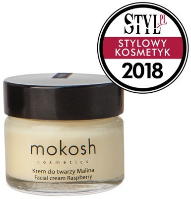 Mokosh regenerujący krem do twarzy anti-pollution, malina, 15ml MOK000028