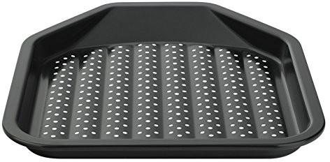 Prestige Inspire blachy do pizzy w stalowy wygląd, 35 cm, czarna, czarny, 36 cm 46123