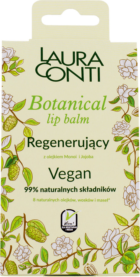 Laura Conti BOTANICAL Regenerujący Balsam do Ust WEGAŃSKI