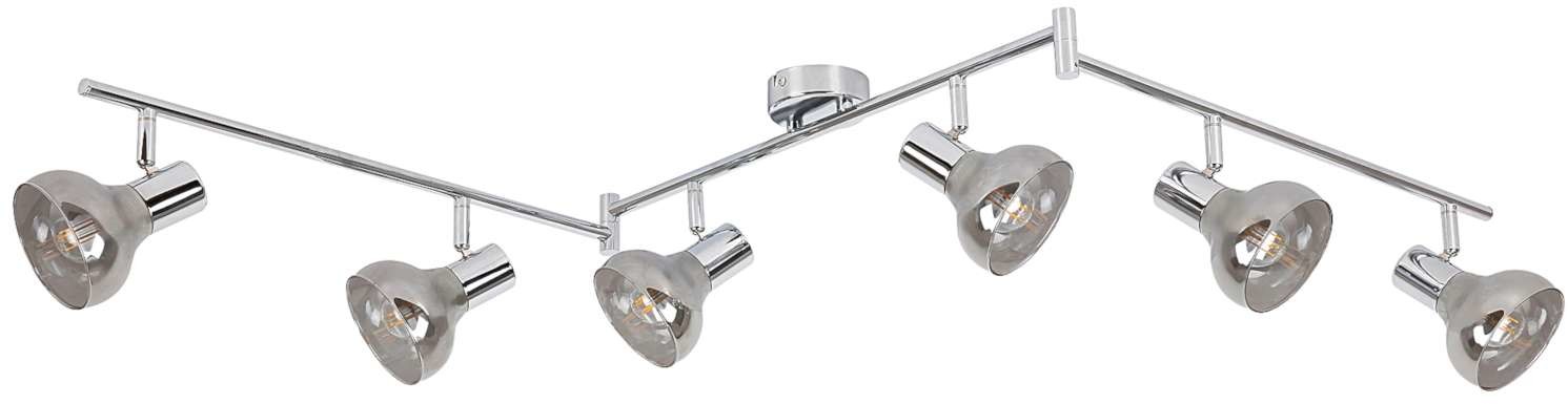 Rabalux 5562 - Oświetlenie punktowe HOLLY 6xE14/40W/230V chrom błyszczący