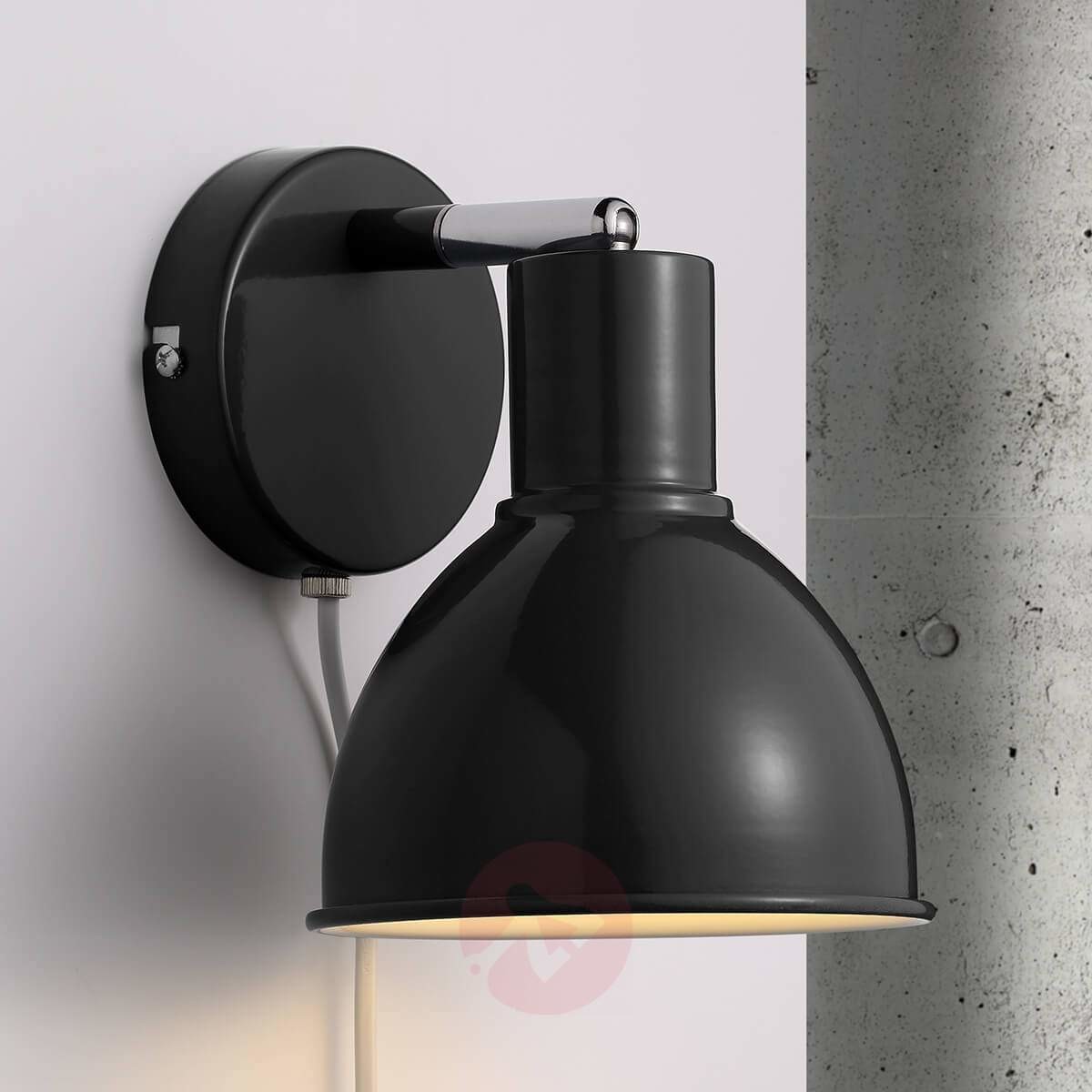 Nordlux Atrakcyjna lampa ścienna Pop Wall, czarna