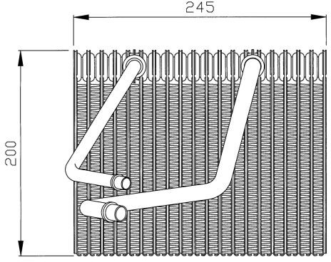 NRF Parownik, klimatyzacja NRF 36091
