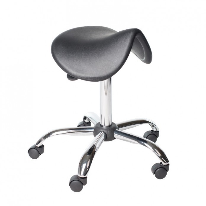 Prosedia taboret Silver siodło PU KKM