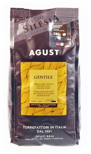 Agust kawa GENTILE 100% ARABICA 250g ziarnista 11.15. AGGEN0.25(Z)