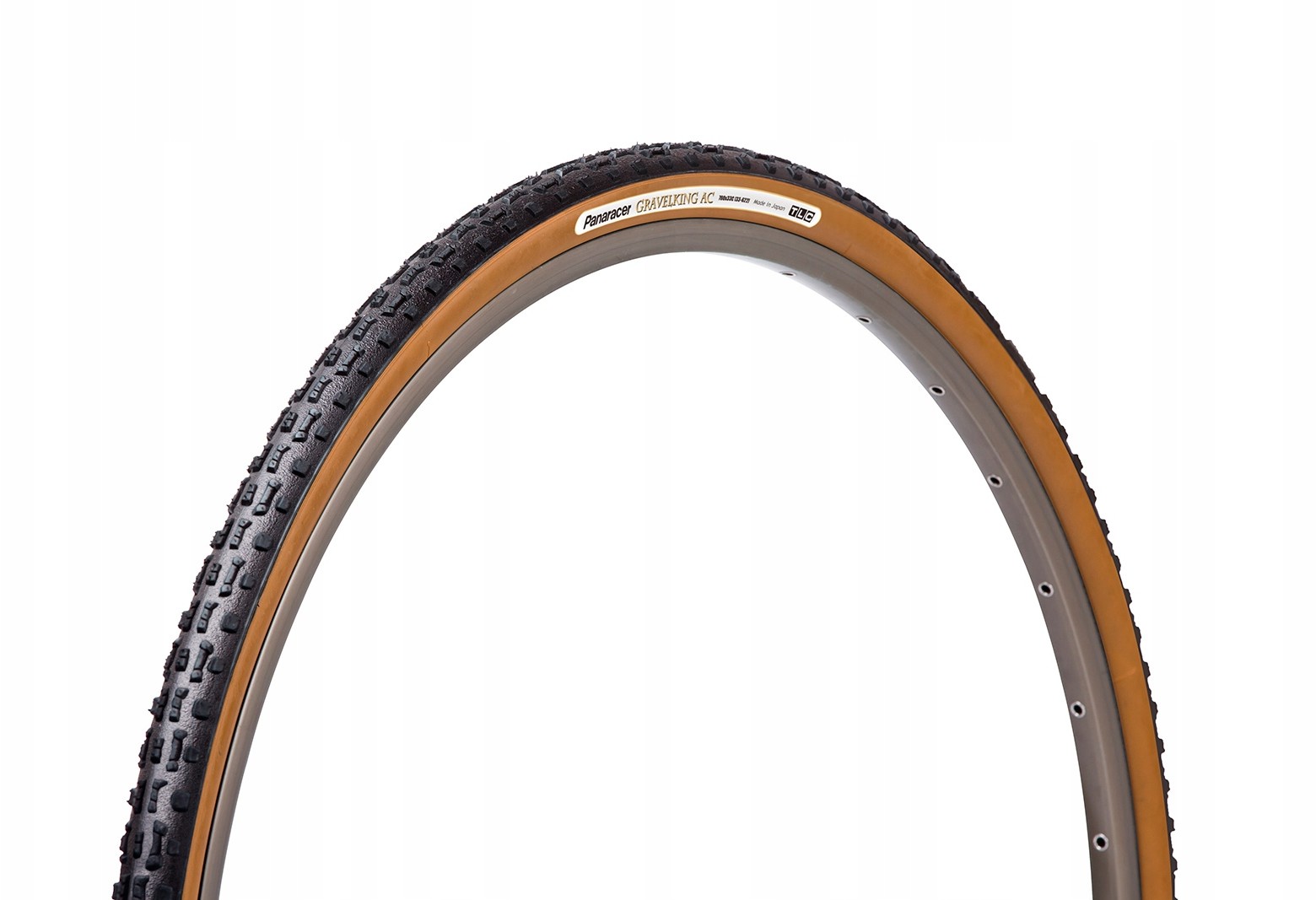 Panaracer Opona GravelKing Ac 700x35C cza-brąz