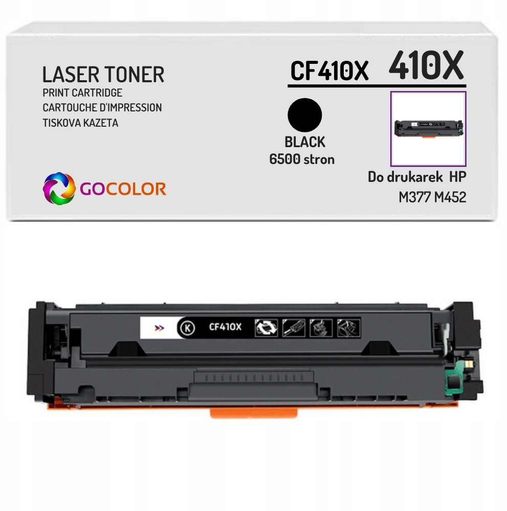 Toner do Hp Color LaserJet Pro Mfp M477fdn 410X Bk