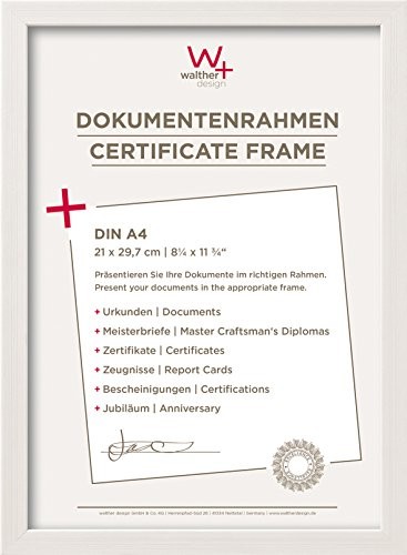 Walther wzornictwo Construction wzornictwo ramki na zdjęcia, polistyren, biały, 23.7 x 1.3 x 32.7 cm JK130W