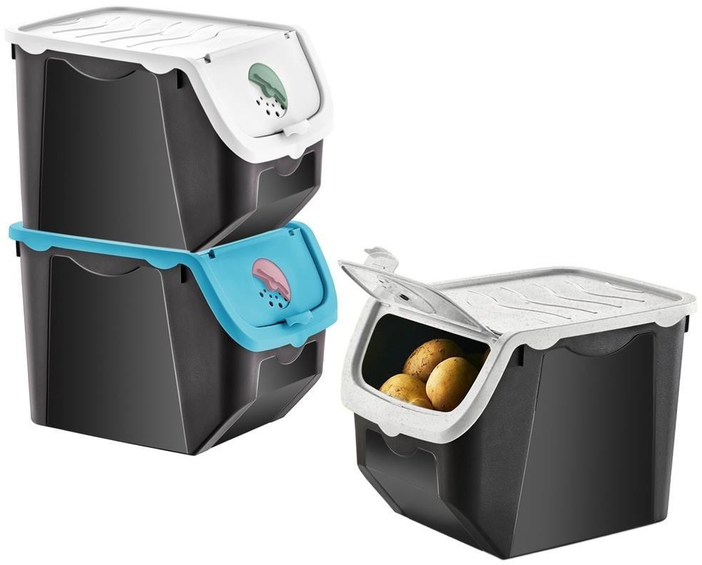 Orion 3x Pojemnik na warzywa owoce cebulę ziemniaki 12L 730513-SET