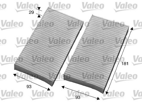 VALEO Filtr, przewietrzanie przestrzeni pasażerskiej 715594
