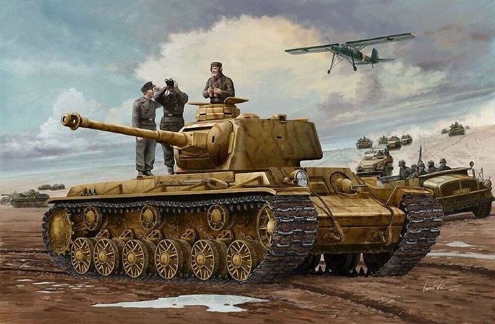 Trumpeter German PzKpm KV-1 Tank 00366