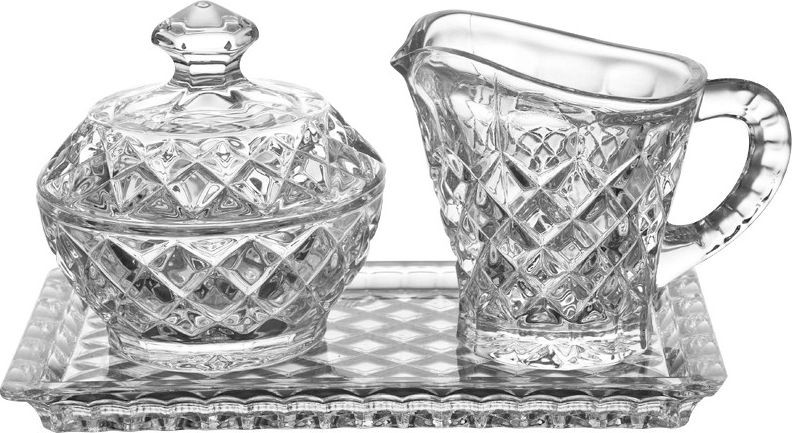 Bohemia Kryształowy komplet na tacy Bohemia 289340