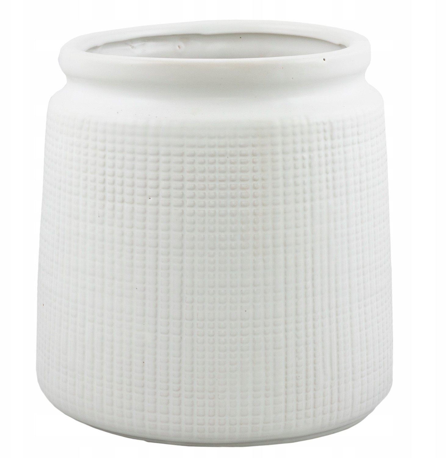 Donica Nore ceramiczna biała śr. 15cm