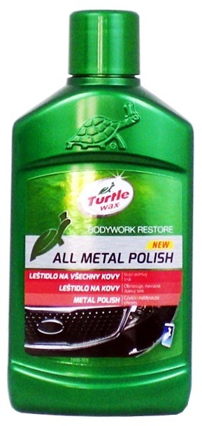 Turtle Wax GL ALL METAL POLISH płyn do renowacji powierzchni chromowanych 300 ml 70-174