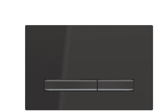 Geberit Sigma50 Przycisk spłukujący czarny/czarny chrom 115.671.DW.2