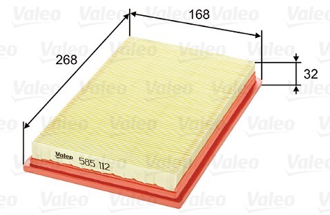 Valeo Filtr powietrza 585110