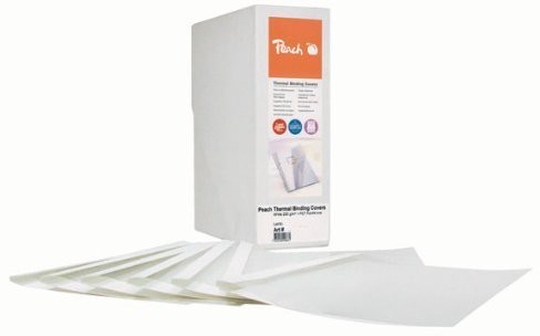 Peach pbt406  06  Thermo wiązania Binder, A4, 80 kartek, 80 G/M, 80 sztuki, biały PBT406-06