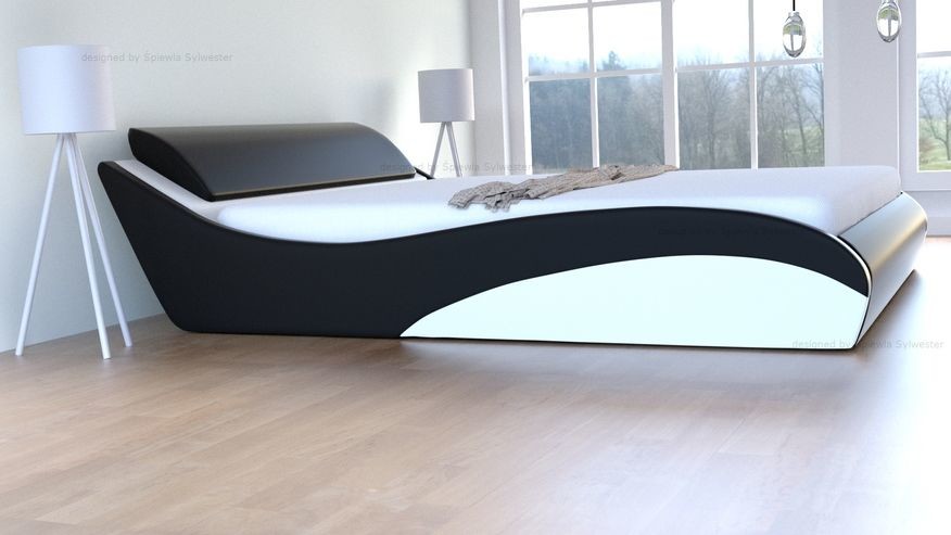 Estilo Łóżko Stilo-2 Lux Premium skrzynia na pościel - velur st2lp
