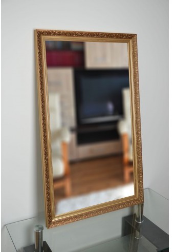 Łukasz Ochwat Alfaram Lustro w bogatej ornamentowej ramie 6001 - kolor ramy do wyboru, Lustro w ramie: 50x150