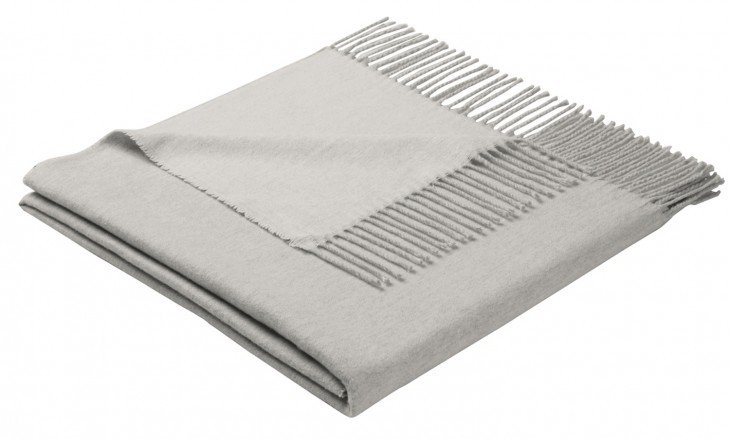 Biederlack Pled Denim Uni 670601