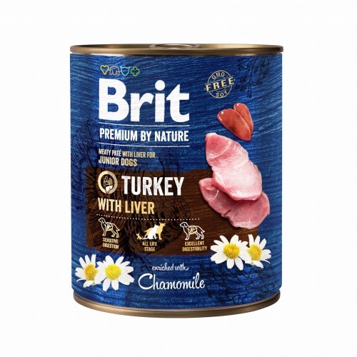 Brit Premium by nature Junior Turkey & Liver 800g 104-100410
