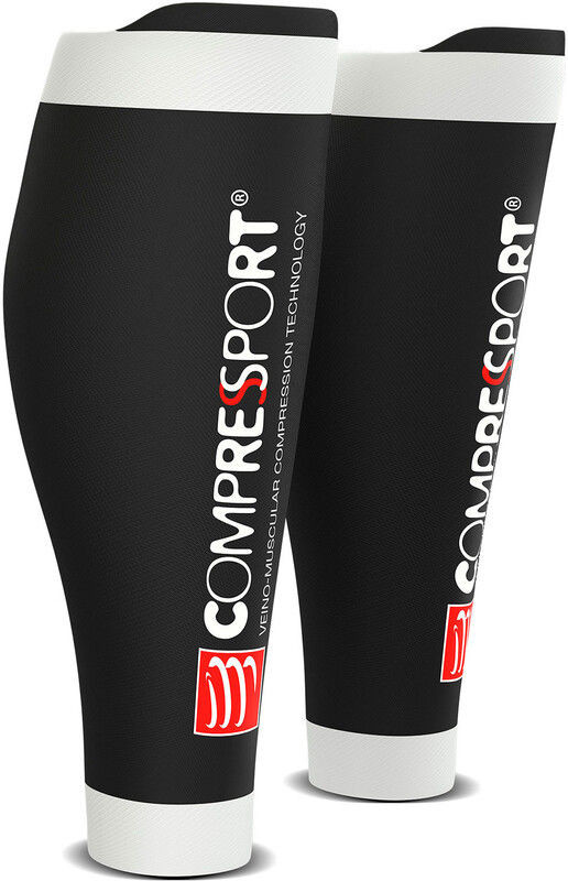 Compressport Compressport R2V2 Opaski na łydkę, black T2 34-38cm 2020 Skarpetki kompresyjne 24001085