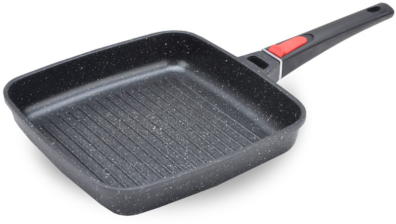 Maestro Patelnia Grill ze zdejmowaną rączką Granit 26 cm MR-4826