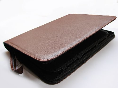 Lanxivi lanxivi fountain duży etui na długopisy, wtyki ze sztucznej skóry, na 48, kawa 48 coffee pen case